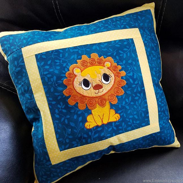 Cute Baby Lion Applique - Embroidery Designs Cute Baby Lion Applique - Embroidery Designs