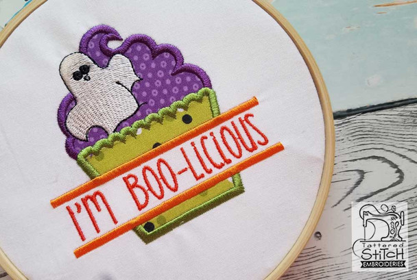 I'm Boo-licious Ghost - Embroidery Designs