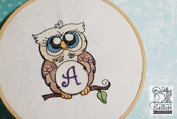Owl ABCs - T - Embroidery Designs & Patterns