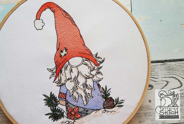 Winter Frost Gnome - Embroidery Designs & Patterns