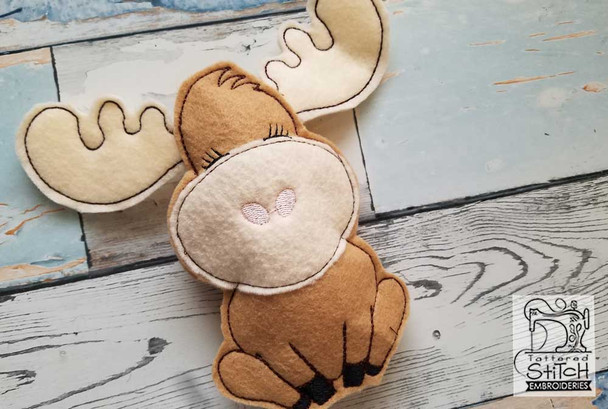 Woodland Stuffie - Moose - Embroidery Designs