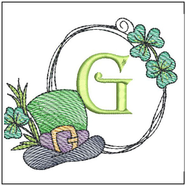 Shamrock ABCs - G - Embroidery Designs