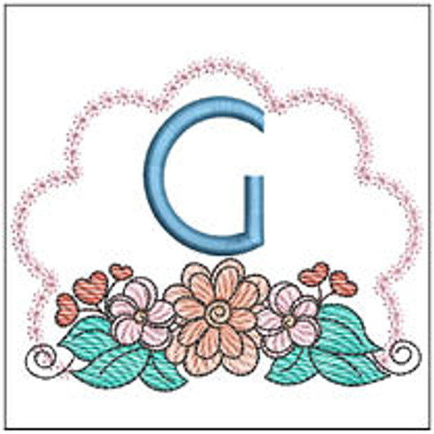 Wildflower ABCs - G - Machine Embroidery Designs