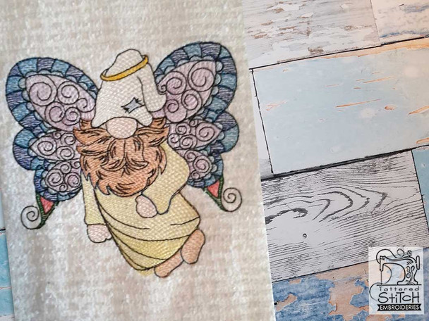 Boy Angel Gnome - Embroidery Designs & Patterns