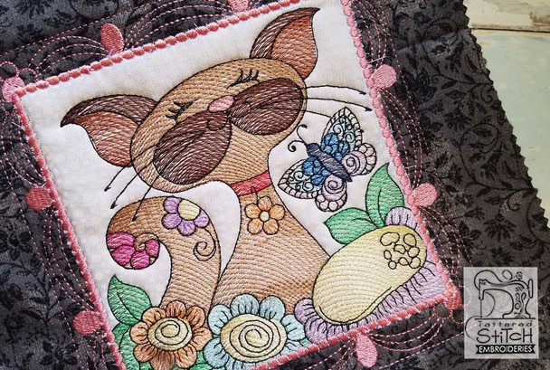 Cat Quilt Block #4 - Embroidery Designs & Patterns