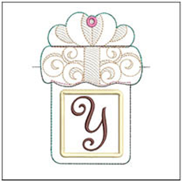 Gift Card Holder ABCs - Y - Embroidery Designs & Patterns