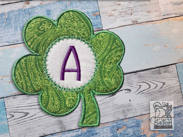 Clover Applique ABCs - A - Machine Embroidery Designs