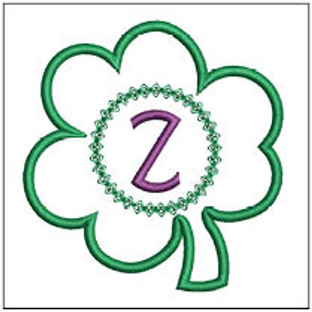 Clover Applique ABCs - Z - Embroidery Designs & Patterns