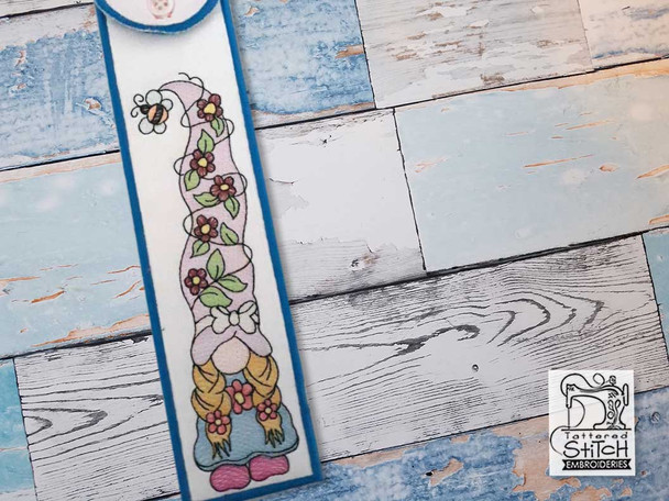 Gnome Emery Board & Straw Holder-Machine Embroidery Designs