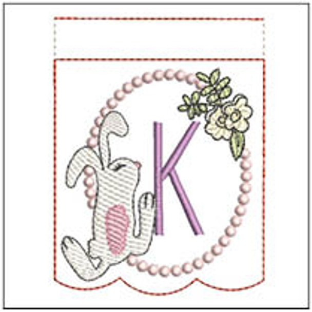 Bunny Bunting ABCs - K - Embroidery Designs & Patterns