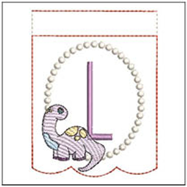 Brontosaurus  ABCs Bunting - L- Embroidery Designs & Patterns