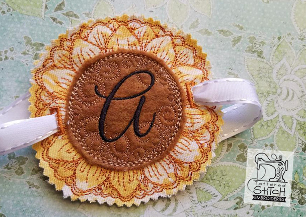 Sunflower Applique ABCs - A - Applique - Embroidery Designs