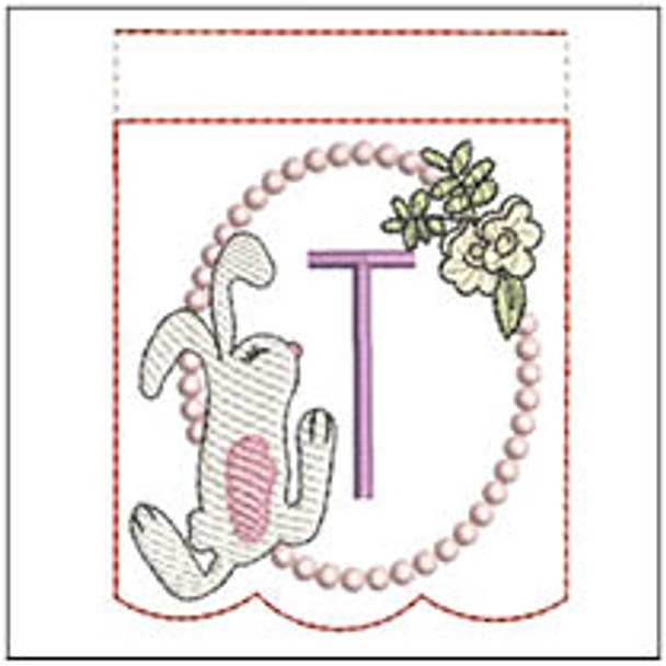 Bunny Bunting ABCs - T - Embroidery Designs & Patterns