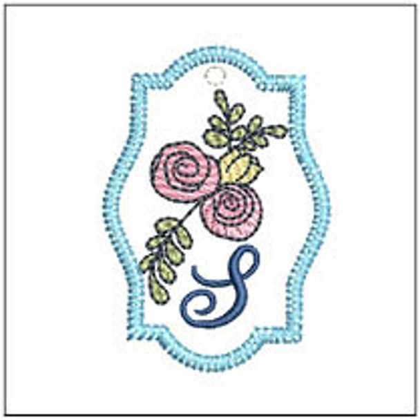 Rosebud ABCs Charm -S - Embroidery Designs & Patterns