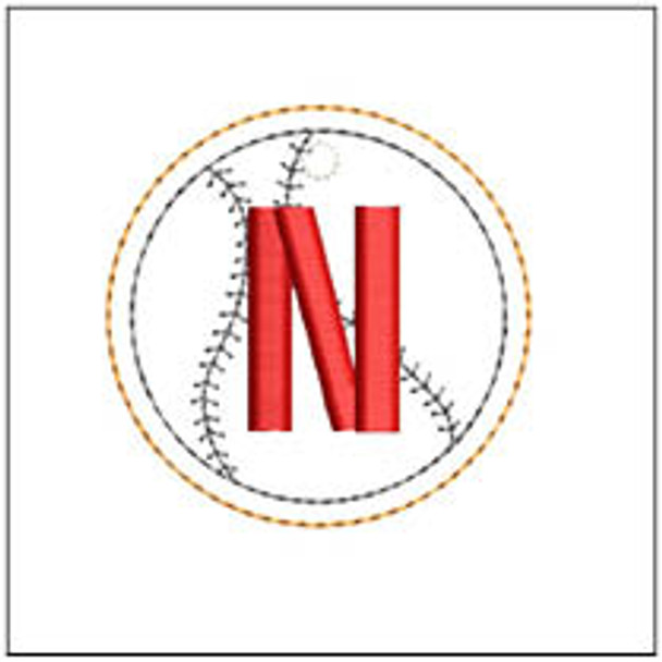 Baseball ABCs Charm - N - Embroidery Designs & Patterns -Updated