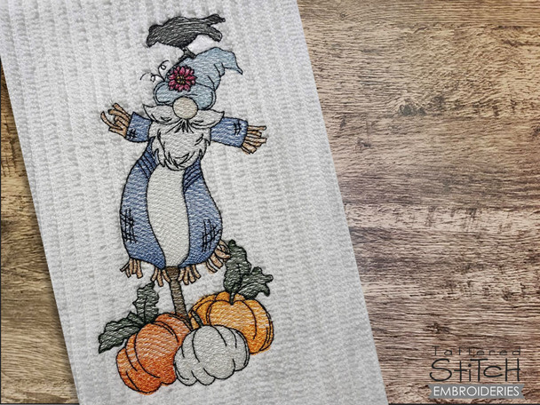 Scarecrow Gnome 2 - Machine Embroidery Designs & Patterns