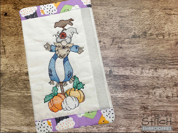 Scarecrow Gnome  Fridge Handle Wrap- Machine Embroidery Designs & Patterns