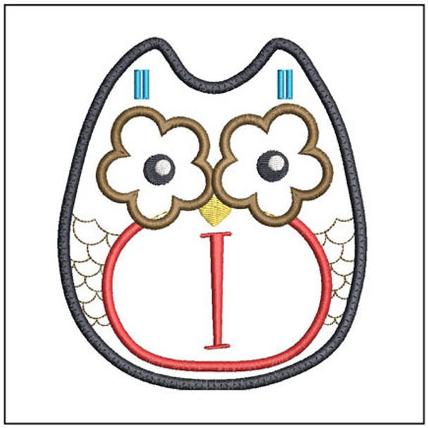 Owl Banner ABCs -I Fits a 5x7" Hoop Embroidery Designs