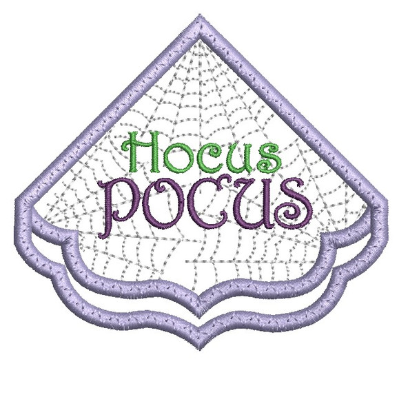 Hocus Pocus Corner Bookmark - Embroidery Designs & Patterns