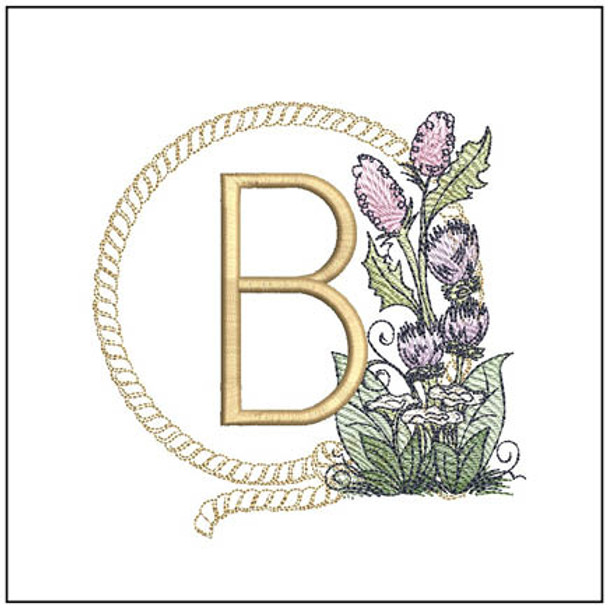 Lasso ABCs - B- Fits a 5x7" Hoop, Machine Embroidery Pattern