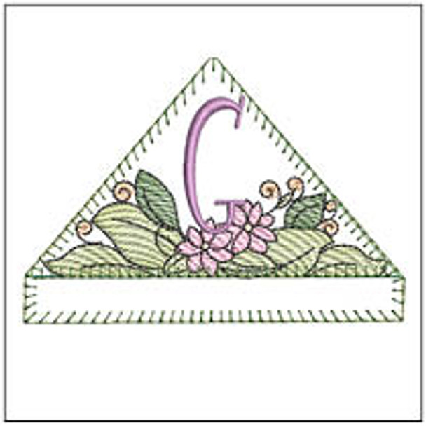 Daisy Corner Bookmark -G- Fits a 4x4" Hoop, Machine Embroidery Pattern,