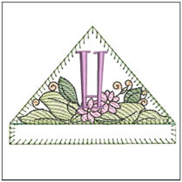 Daisy Corner Bookmark -H- Fits a 4x4" Hoop, Machine Embroidery Pattern,
