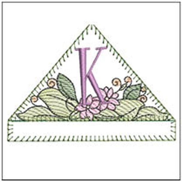 Daisy Corner Bookmark -K- Fits a 4x4" Hoop, Machine Embroidery Pattern,
