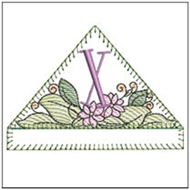 Daisy Corner Bookmark -X- Fits a 4x4" Hoop, Machine Embroidery Pattern,