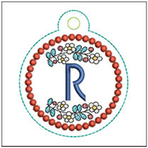 Dutch Ornament ABCs - R - Fits a 4x4" Hoop, Machine Embroidery Pattern,