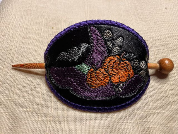 Witch Hat Hair Bun Bling - Embroidery Designs