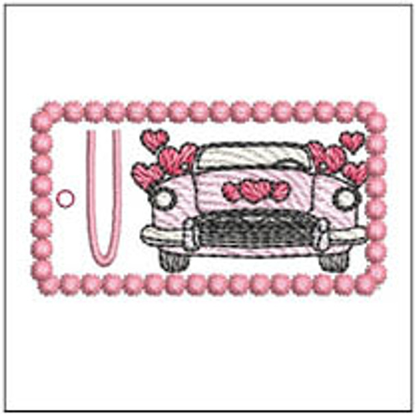 Fantastic Plastic Key Chain - ABCs -U- Fits a 4x4" Hoop, Machine Embroidery Pattern,