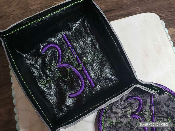 October 31 Coaster/Catch All Tray & Coaster - Embroidery Designs
