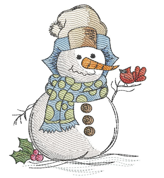 Winter Friends- Embroidery Designs
