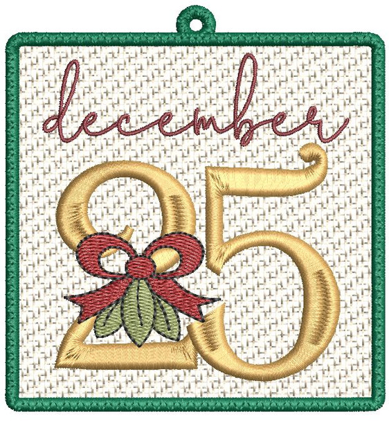 Dec 25 Free-Standing Lace - Embroidery Designs
