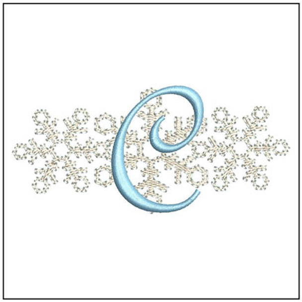 3 Snowflakes ABCs - C - Embroidery Designs & Patterns