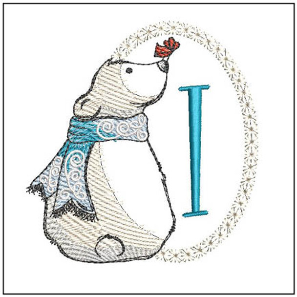 Polar Bear ABCs - I - Embroidery Designs & Patterns