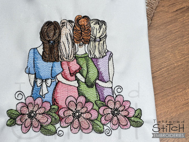 4 Sisters- Embroidery Designs