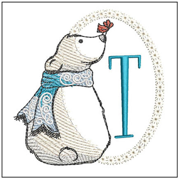 Polar Bear ABCs - T - Embroidery Designs & Patterns