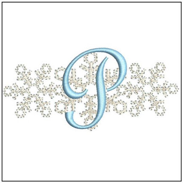 3 Snowflakes ABCs - P- Embroidery Designs & Patterns