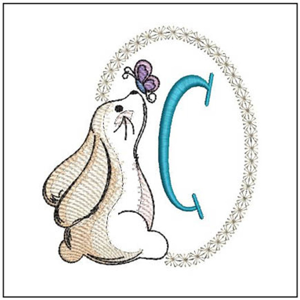 Bunny ABCs - C - Embroidery Designs & Patterns