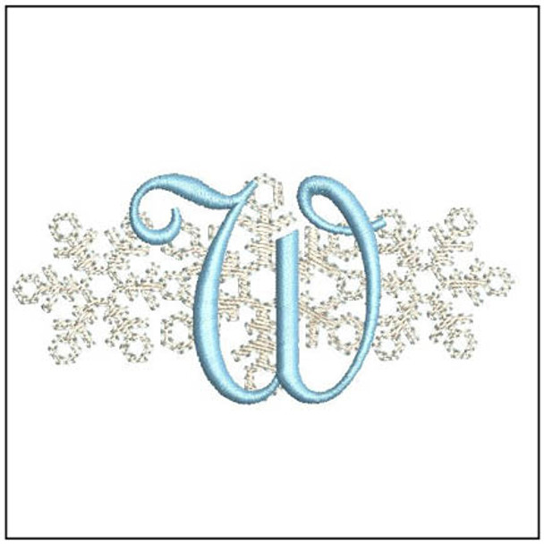 3 Snowflakes ABCs - W- Embroidery Designs & Patterns