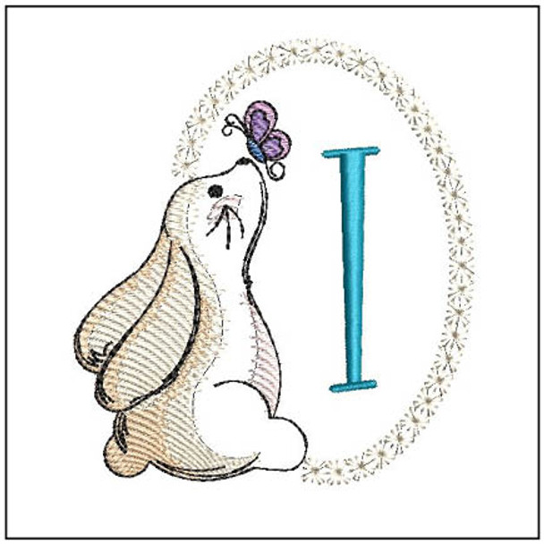 Bunny ABCs - I - Embroidery Designs & Patterns