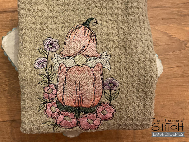 Tulips Gnome 2- Embroidery Designs