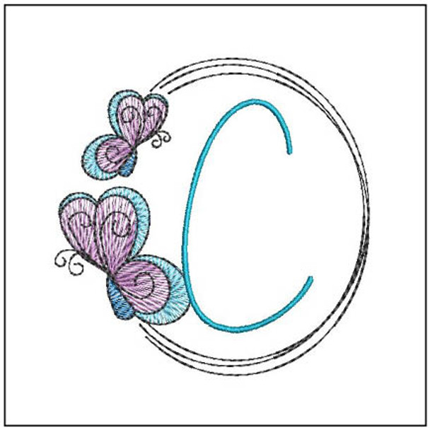 2 Butterflies ABCs - C - Embroidery Designs & Patterns