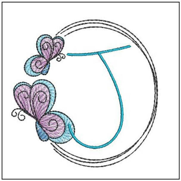 Butterflies ABCs - J - Embroidery Designs & Patterns