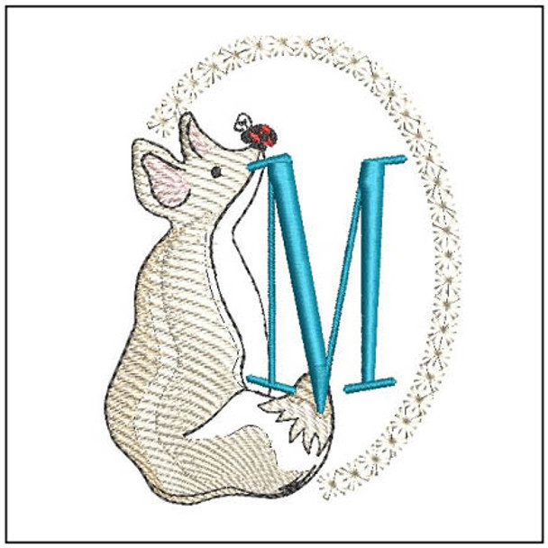 Winter Fox ABCs - M - Embroidery Designs & Patterns