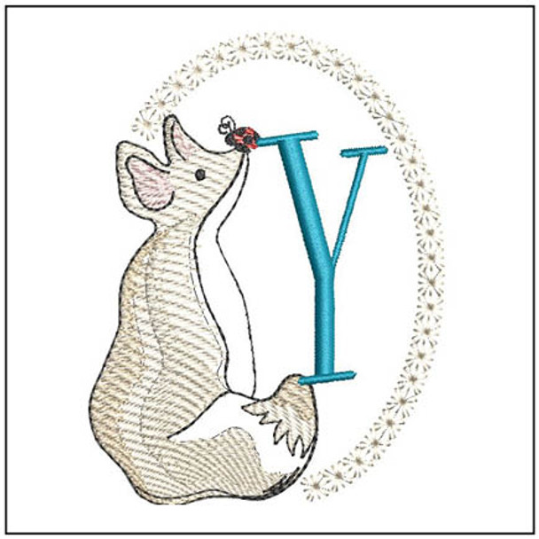 Winter Fox ABCs - Y - Embroidery Designs & Patterns