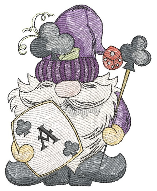 Clubs Gnome - Embroidery Designs