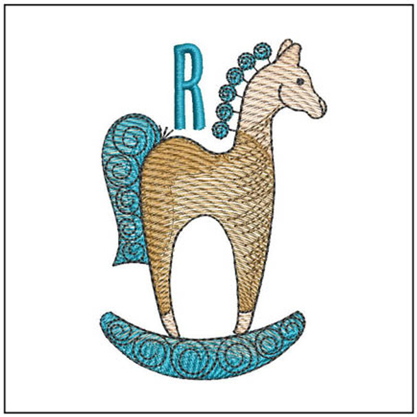 Hobby Horse ABCs - R - Embroidery Designs & Patterns