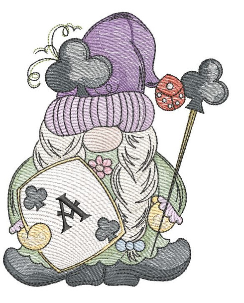 Girl Clubs Gnome - Embroidery Designs